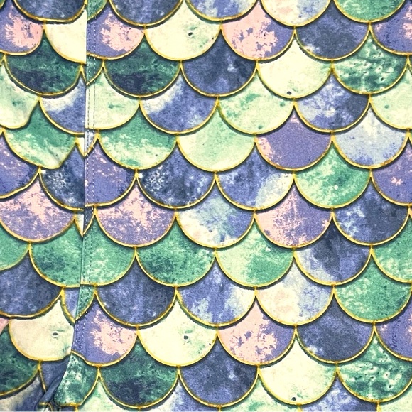 Mermaid Leggings Sz TC/ 14-16 - Picture 2 of 10